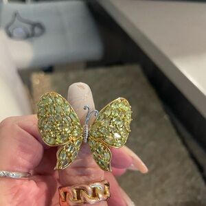 Beautiful peridiot Butterfly Ring